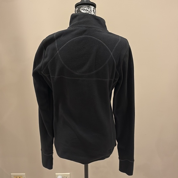 Athleta Half Zip Pullover Fleece black size medium - Picture 3 of 5